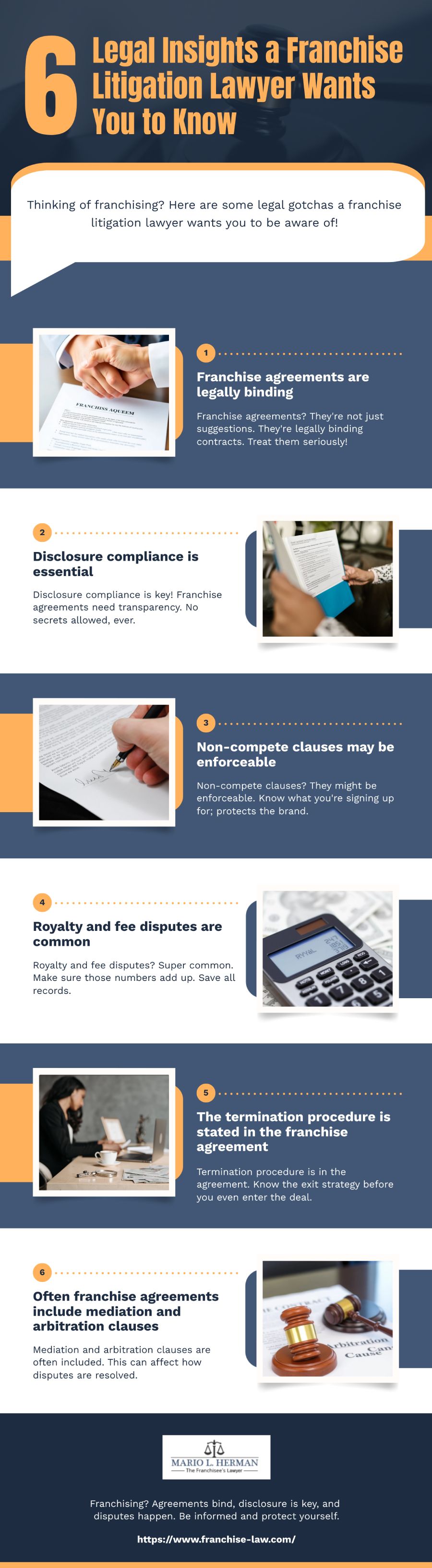 6 Legal Insights a Franchise Litigation Lawyer Wants You to Know